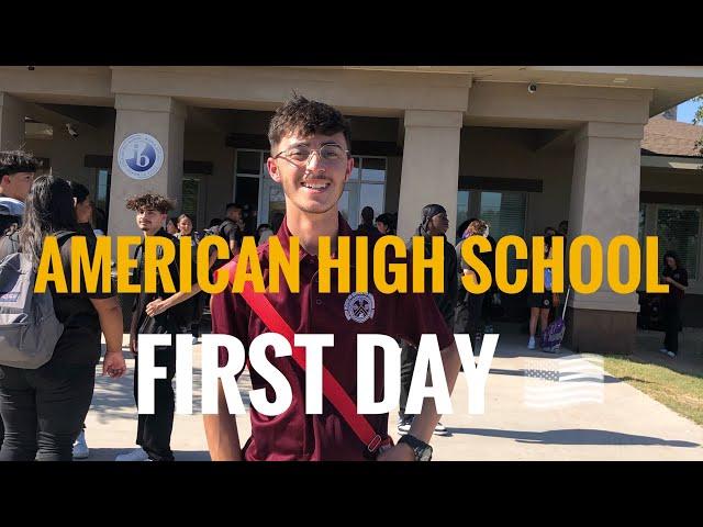 First Day Of American High School  | Enjoyed the Day 