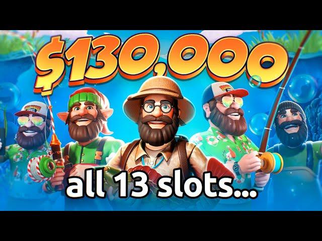 $130,000 BONUS OPENING on EVERY BIG BASS SLOT EVER!