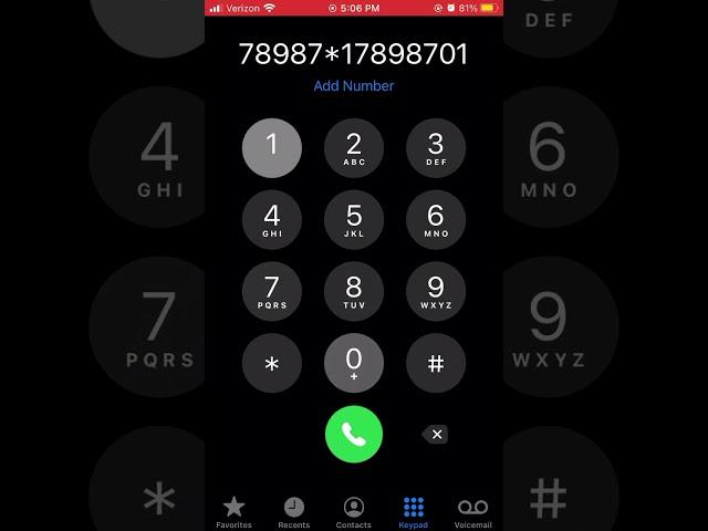 NFL Fox theme song on iPhone keypad
