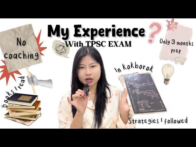 My TPSC combined Exam journey (No coaching):Strategies, books I read full explanation in kokborok
