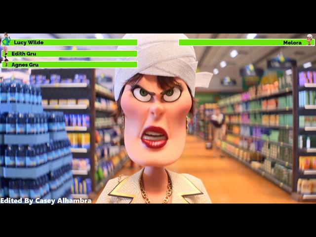 Despicable Me 4 (2024) Grocery Store Chase with healthbars (400K Subscribers Special)