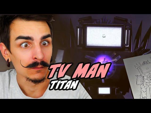 ТВ мен титан уже не тот, рисую TV man titan