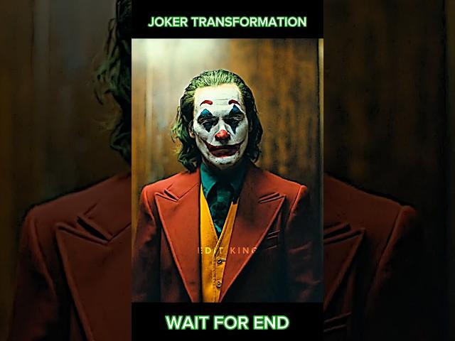 Joker Transformation | Status | 4k Hd | Edit#shorts #dc #joker