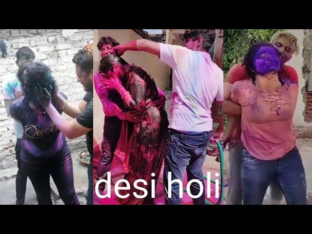 Desi holi TikTok video Full Masti