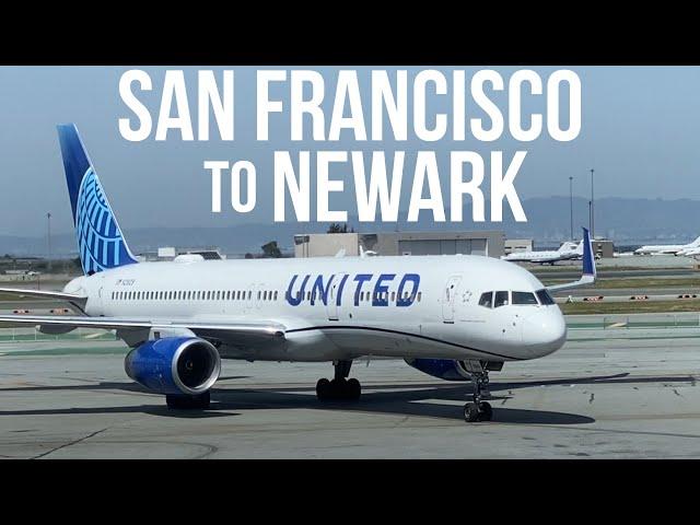 Transcontinental Flight Aboard United's 757-200 | SFO - EWR | Economy