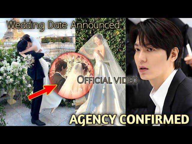 Official Announcement! Lee Min ho Agency Release His Wedding Date With Song Hye Kyo