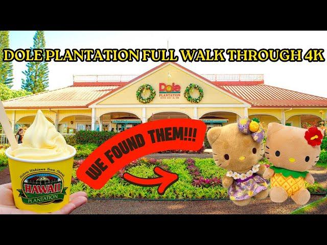 Exploring Hawaii’s Dole Plantation | The Hunt for Hawaiian Hello Kitty!