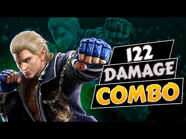 Tekken 8 Steve 122 damage combo with inputs