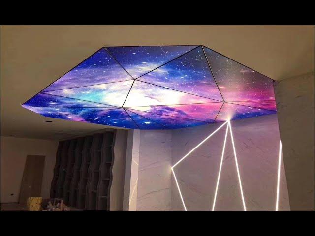 Starry sky stretch ceiling projects