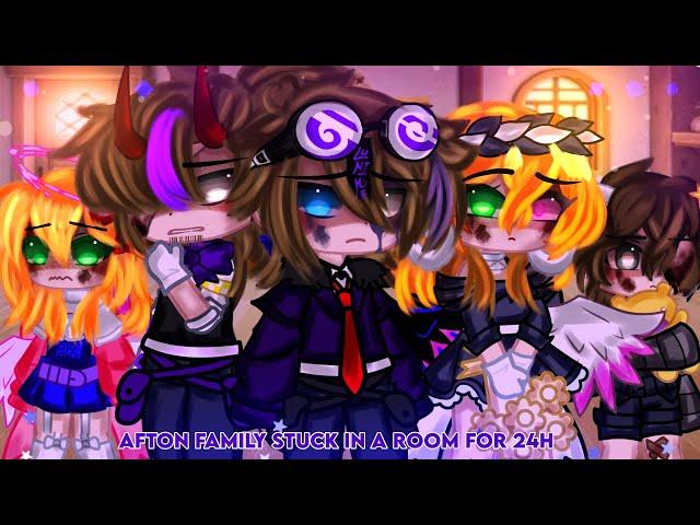 Afton Family Stuck in a room for 24H | Gacha Club | Afton Family |