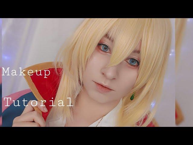 [Howls moving castle] Howl Pendragon Easy Cosplay Makeup Tutorial (by Luxxinferni)