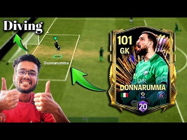 98 RATED TOTS DONNARUMMA'S REVIEW ||FC MOBILE GAMEPLAY || 2024 UPDATE