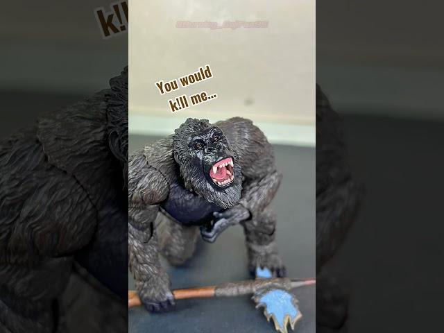 What would you do for a snickers bar?  #shmonsterarts #godzilla #godzillameme #kong