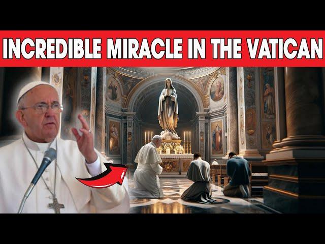 Pope Francis saw the Virgin Mary, who left him this terrible message