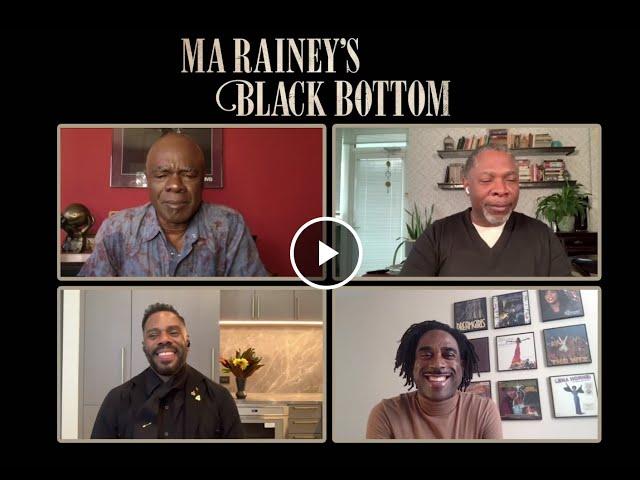 Ray Cornelius talks to the Leading Men of 'Ma Rainey's Black Bottom'