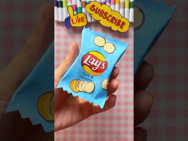  DIY Lay's | 手作りペーパー | 직접 만드는 종이󠁧󠁢󠁥󠁮󠁧󠁿 | DIY PAPER |#paperdiy #diy