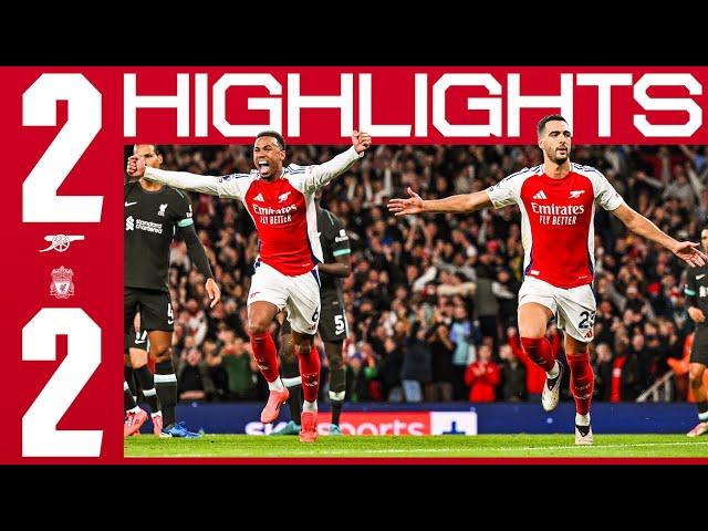 HIGHLIGHTS | Arsenal vs Liverpool (2-2) | Premier League | Saka, van Dijk, Merino, Salah