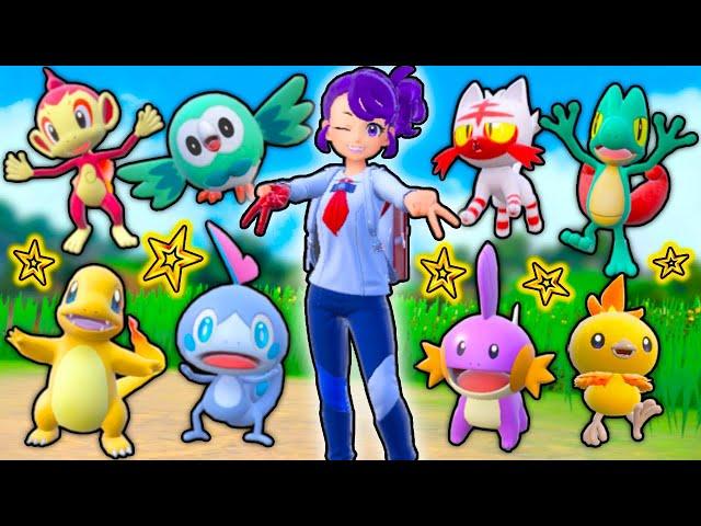 I Shiny Hunted EVERY Starter Pokemon... (but there's a catch)