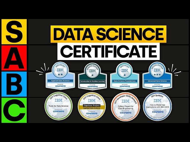 Top 17 BEST Data Science & Analytics Certificates (2024)