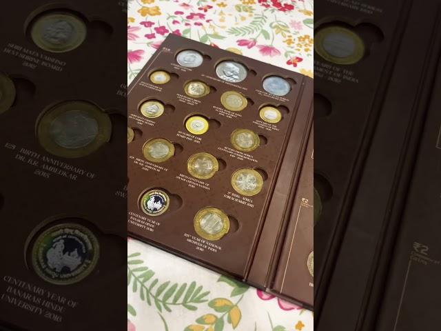 New Coin Hunt Album for  ₹10 & ₹2 collector’s album Indian Commemorative Coins #coin #shorts #coins