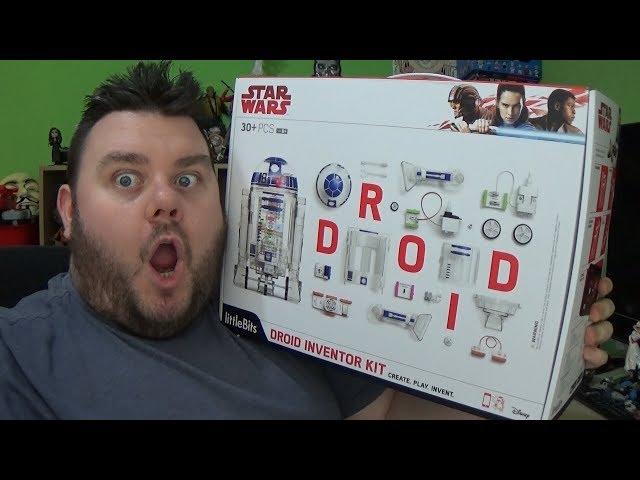 Star Wars Last Jedi Little Bits R2D2 Droid Inventor Kit Unboxing Toy Review