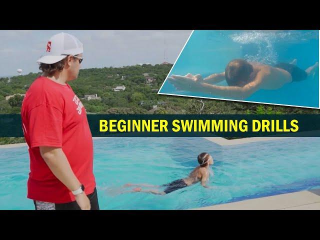 Swimming Drills For Beginner Vlog - Improve Your Swimming - How To Swim