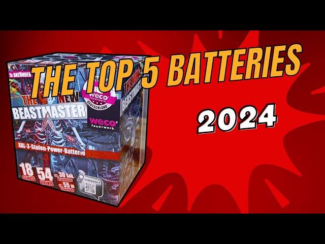 TOP 5 BEST FIREWORK BATTERIES 2024 | Vuurwerk | Firework Cakes | Lidl | Aldi | Penny