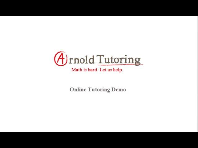 Online Tutoring Demo