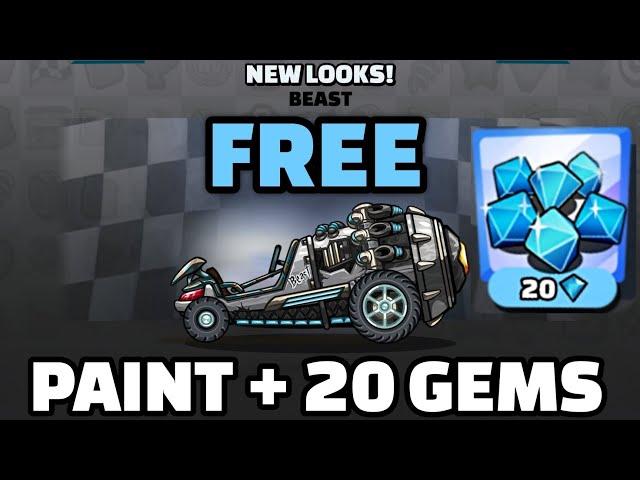 NEW BEAST PAINT + FREE 20 GEMS (Glitch)