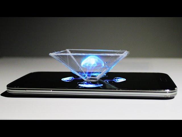 Verwandel dein Smartphone in ein 3D Hologramm !