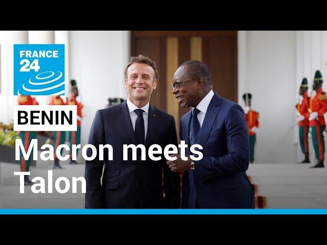 French president Emmanuel Macron meets Benin leader Patrice Talon • FRANCE 24 English