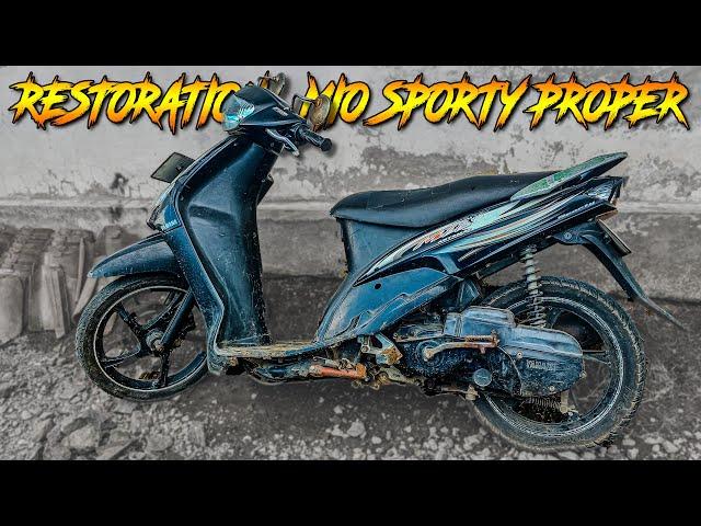 RESTORATION of automatic yamaha mio sporty 2007