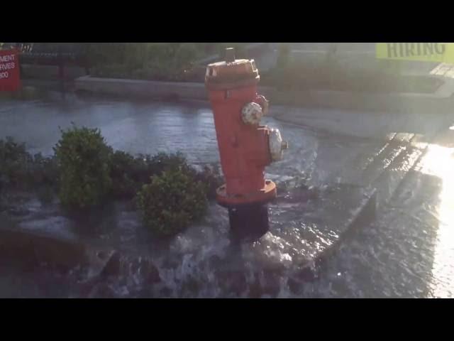 BROKEN FIRE HYDRANT!