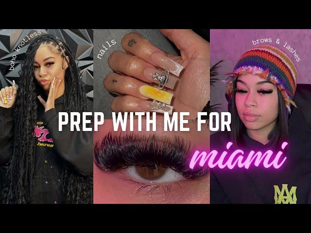 GIRLS TRIP PREP | lashes, nails, last minute hair appointment & more!