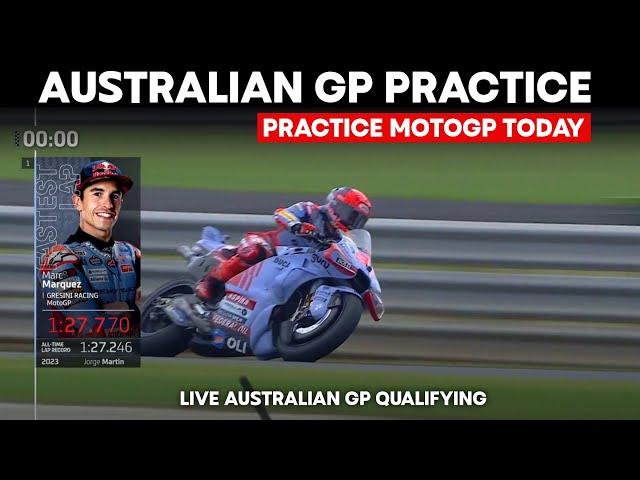 Marc Marquez Fastest - #AustralianGP Practice - MotoGP Qualifying Today