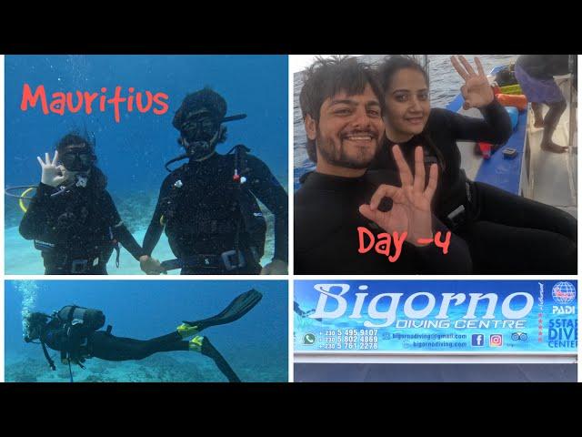 Mauritius Day-4 | Scuba Diving Episode |Megha did her DSD | Honeymoon | NomadicLove