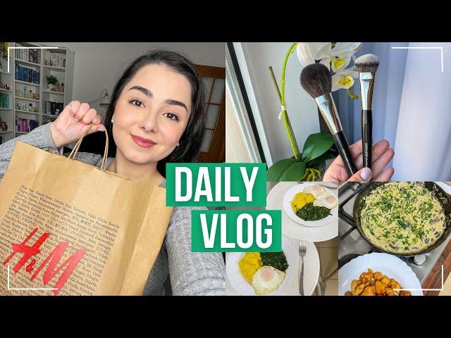 Daily Vlog | Haul cu haine, ne punem termopane, testam pensule populare, gatim doua retete