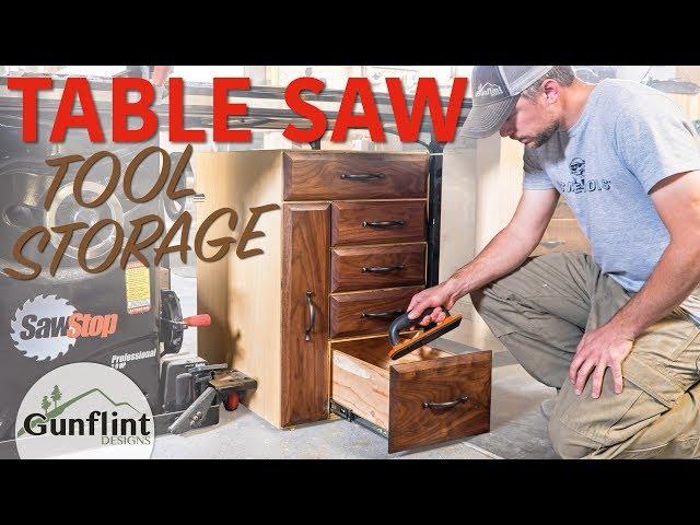 Table Saw Cabinet - DIY Tool Storage
