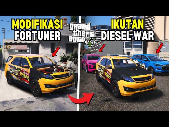 Aku Modifikasi Mobil Fortuner Diesel Untuk Ikut Diesel War di GTA 5 MOD