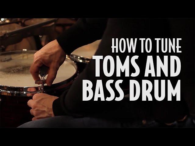 How To Tune Toms and a Bass Drum: Drum Lesson | Stanton Moore