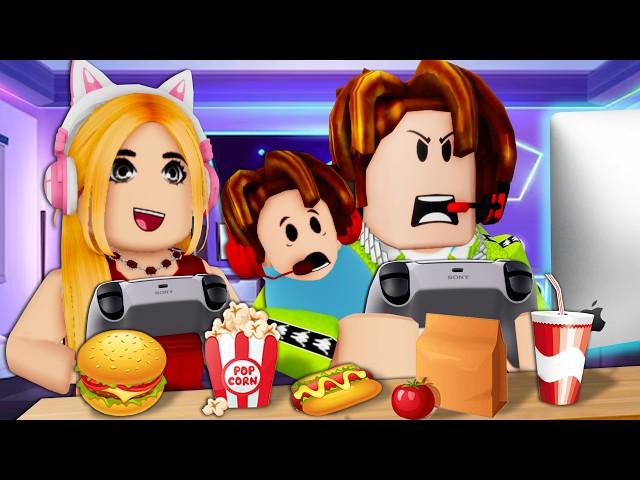 ROBLOX Brookhaven RP - FUNNY MOMENTS: GAMER Family | Roblox Idol