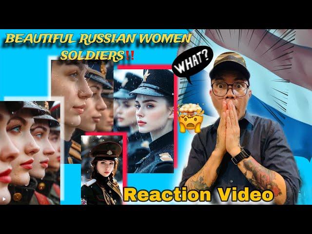 Reaction to: Beautiful Russian Women Military  Красивые русские женщины-военные: Reaction 