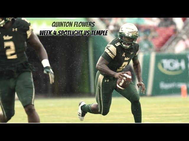 Quinton Flowers Week 4 Spotlight vs Temple