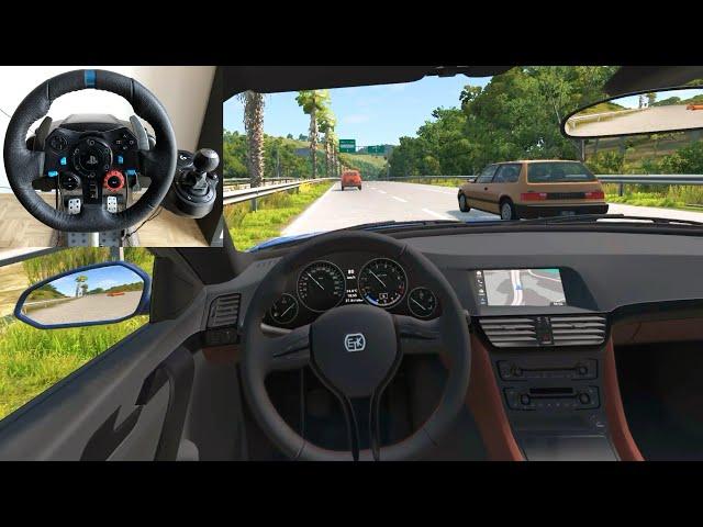 Realistic Driving | Crazy V8 | Logitech g29 + shifter gameplay | BeamNG Drive