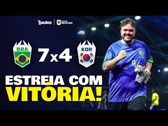 ESTREIA NO CAMPEONATO! BRASIL x COREIA DO SUL | JOGO COMPLETO | COPA DO MUNDO KINGS LEAGUE