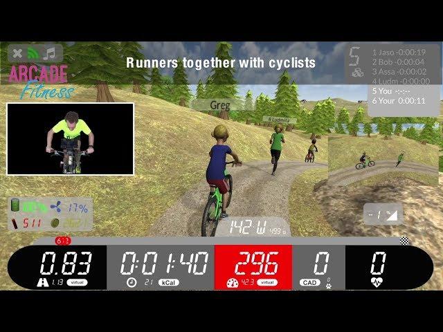 Arcade Fitness - Indoor Cycling and Running app Trailer