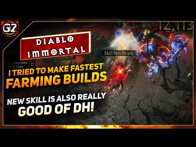 I Thought These Could Be Fastest Speed Farm Builds For Demon Hunter | Diablo Immortal