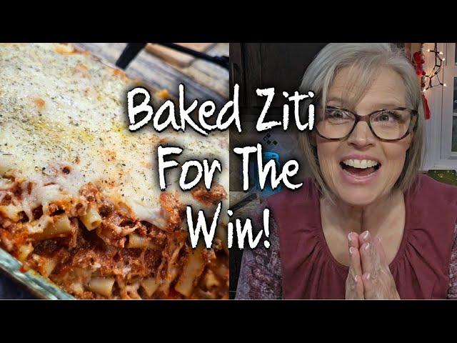 Baked Ziti For the Win! Family Dinner