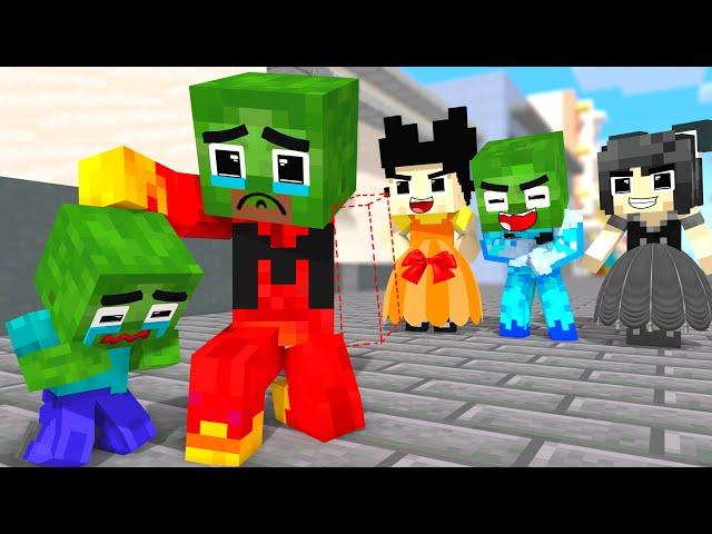 The Disabled Zombie Father - Sad Story | Minecraft Animation