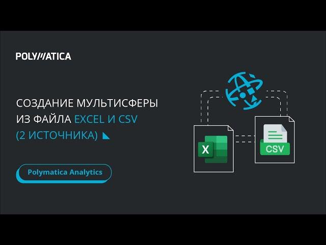 Урок 11.4 Создание мультисферы из файлов  Excel и CSV (2 источника)